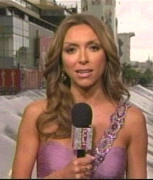Giuliana Racic is classy but undaring in amethyst Zuhair Murad