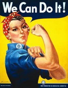 Riveter? Check.  Cure cancer? Check.  Housewife? Check.