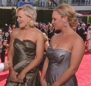 Glenn Close and daughter Annie in Rubin Singer Glenn Close and daughter Annie in Rubin Singer at 2010 Emmys